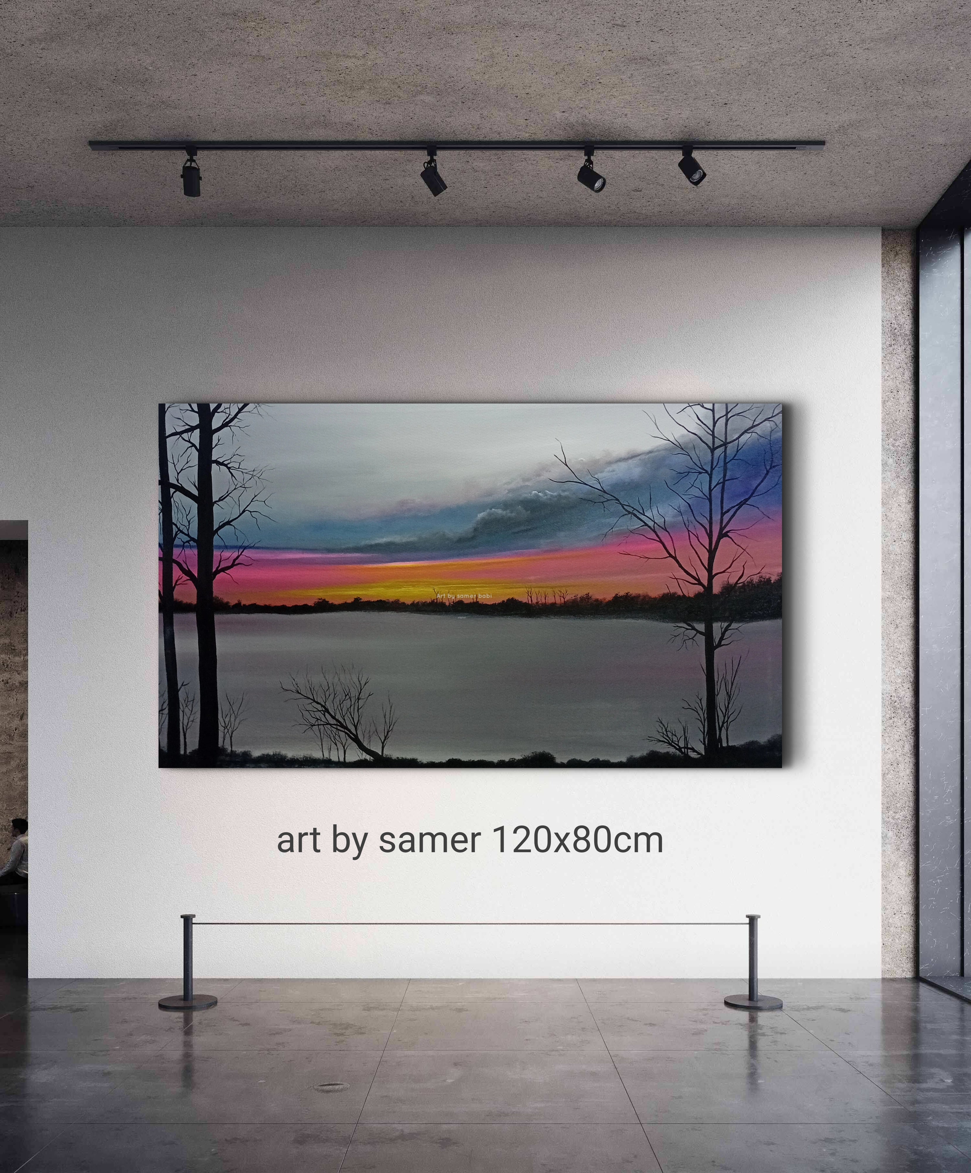 Sunset Landscape Canvas