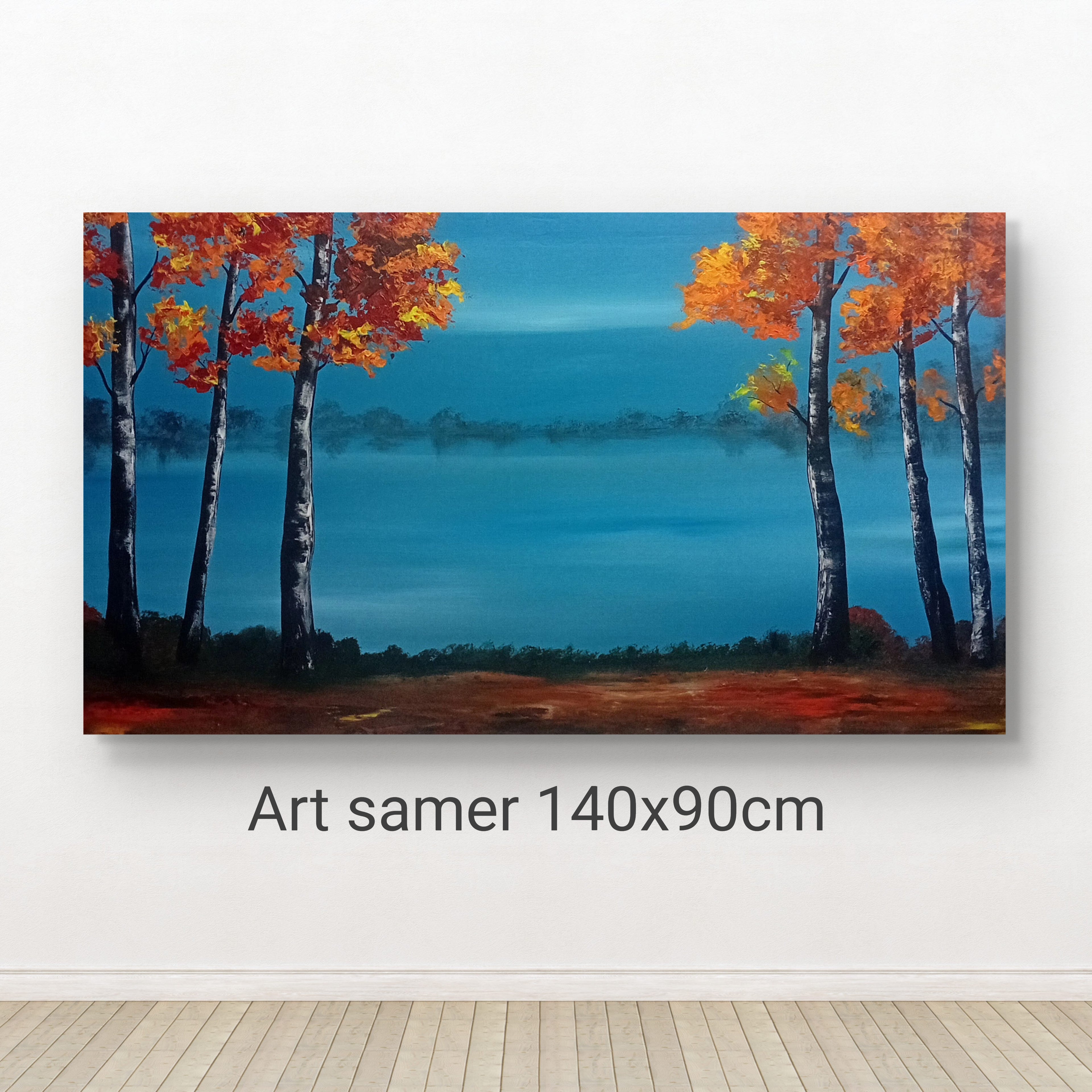 Autumn's Blue Mirror